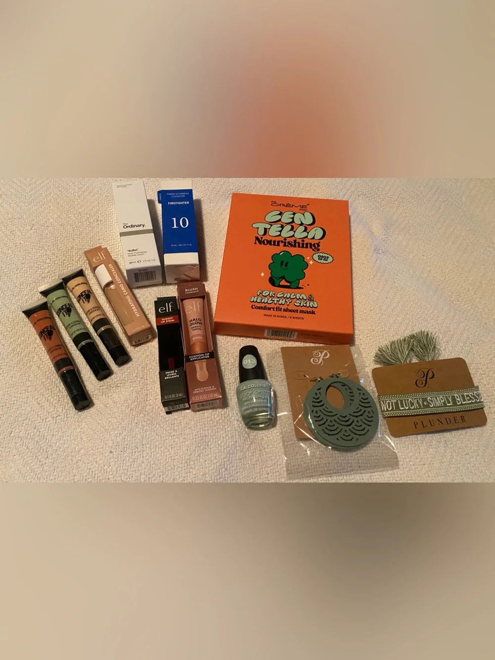 Bundle-The Ordinary, Power 10 Formula Lip & foundation with Orange Sheet Masks
